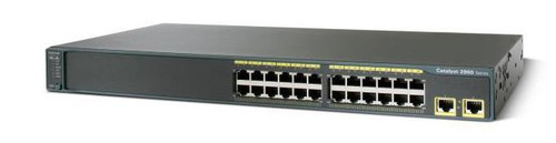 WS-2960-24TT-L - Cisco Catalyst 2960 Series 24-Port Ethernet 10/100Mbps 2 x 10/100/1000Mbps uplinks Network Switch (Refurbished)