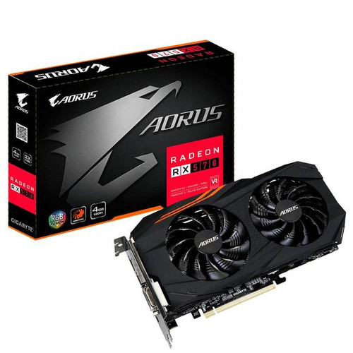 GIGABYTE AMD Radeon RX 570 4GB GDDR5 DVI/HDMI/3DisplayPort Video Card