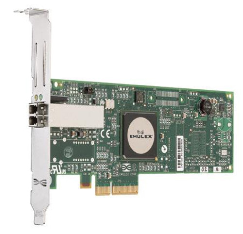 LPE11000 - Emulex 4GB Single Channel PCI-Express Fibre Channel Host Bus Adapter with Standard Bracket Card