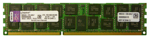 KTD-PE313Q8LVK3/48G - Kingston 48GB (3x16GB) 1333Mhz PC3-10600 Cl9 ECC Registered Quad Rank DDR3 SDRAM 240-Pin Dimm Memory for Dell PowerEdg