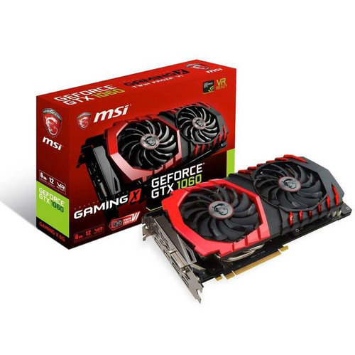 MSI NVIDIA GeForce GTX 1060 GAMING X 6GB GDDR5 DVI/HDMI/3DisplayPort PCI-Express Video Card