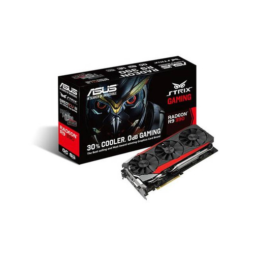 Asus STRIX AMD Radeon R9 390 OC 8GB GDDR5 DVI/HDMI/3DisplayPort PCI-Express Video Card