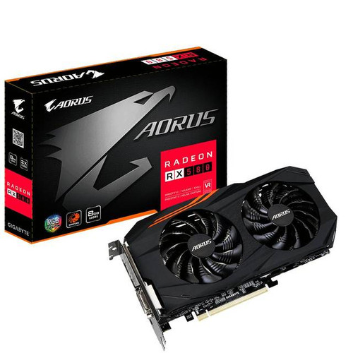 GIGABYTE AMD Radeon RX 580 8GB GDDR5 DVI/HDMI/3DisplayPort Video Card