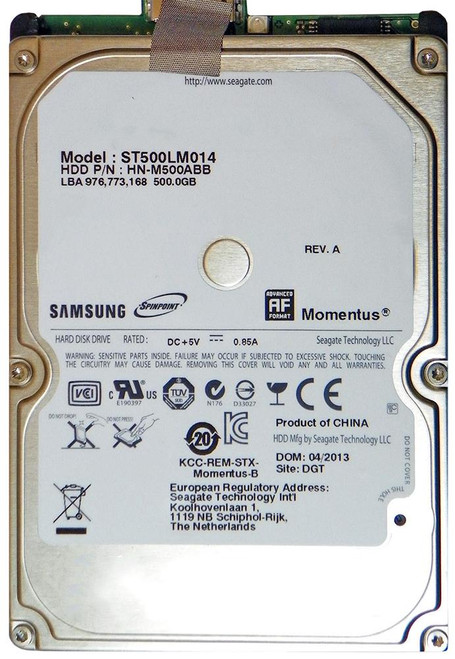 ST500LM014 - Seagate Momentus 500GB 5400RPM USB 3.0 8MB Cache 2.5-inch Internal Hard Drive