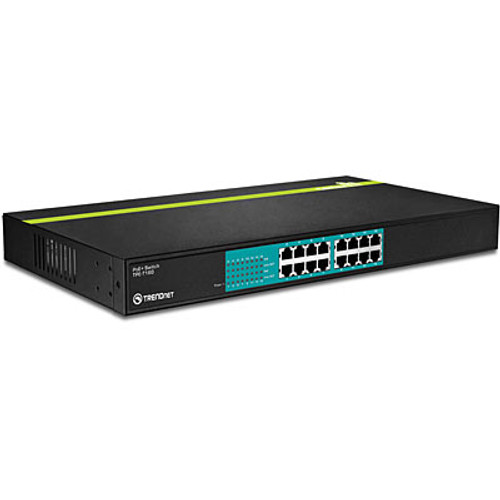 Trendnet TPE-T160 Unmanaged network switch Power over Ethernet (PoE) Black network switch