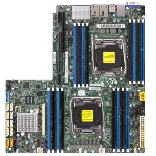 Supermicro X10DRW-I-B Dual LGA2011/ Intel C612/ DDR4/ SATA3&USB3.0/ V&2GbE/ Proprietary WIO Server Motherboard Supermicro X10DRW-I-B Dual LGA2011/ Intel C612/ DDR4/ SATA3&USB3.0/ V&2GbE/ Proprietary WIO Server Motherboard