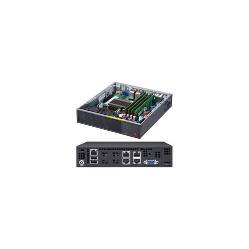 Supermicro SuperServer SYS-E200-9A FCBGA 1310 60W Mini-1U Server Barebone System (Black)