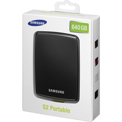 HXMU64DA/G22 - Samsung 640 GB 2.5 External Hard Drive - Piano Black - USB 2.0