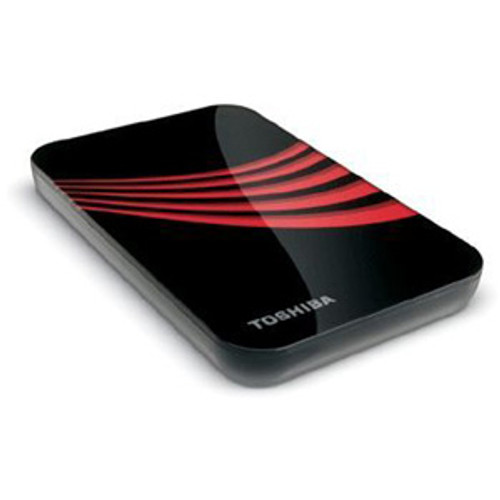 HDDR250E03C - Toshiba 250 GB 2.5 External Hard Drive - Black Red - Powered USB