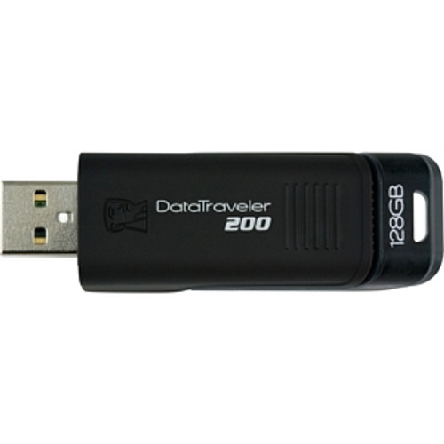 DT200/128GB - Kingston 128GB DataTraveler 200 USB 2.0 Flash Drive - 128 GB - USB - External