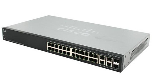 Cisco SF500-24P Managed network switch L3 Fast Ethernet (10/100) Power over Ethernet (PoE) Black