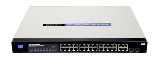 SRW224G4P-EU - Cisco SRW224G4P 24-Port 10/100Mbps PoE 4 x Gigabit Ethernet Managed Switch (Refurbished)