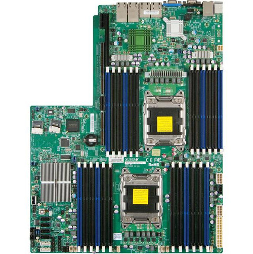 Supermicro X9DRW-3TF+-B Dual LGA2011/ Intel C606/ DDR3/ SATA3&SAS/ V&4GbE/ Proprietary WIO Motherboard