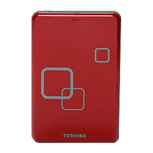 E05A100PBU2XR - Toshiba Canvio E05A100PBU2XR 1 TB External Hard Drive - Rocket Red - USB 2.0 - 5400 rpm - 8 MB Buffer