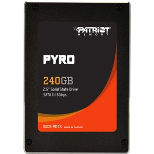 Part No:PP240GS25SSDR - Patriot Memory Pyro PP240GS25SSDR 240 GB Internal Solid State Drive - 2.5 - SATA/600