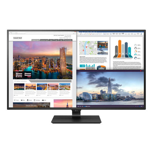 LG Electronics 43MU79-B 43 inch 1000:1 8ms 4HDMI/DisplayPort/USB LED LCD Monitor, w/ Speakers (Matt Black)