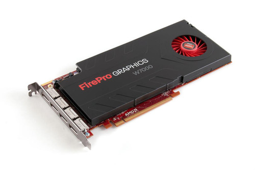 703482-001 - HP FirePro W7000 PCI-Express x16 4GB GDDR5 Memory 4 x DisplayPort Video Graphics Card