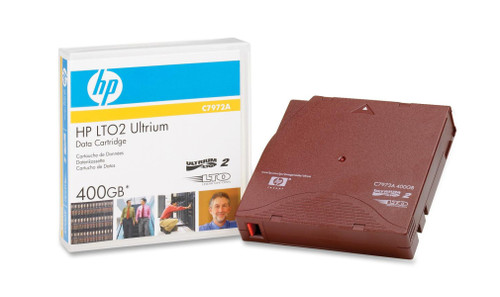 C7972AN - HP 200GB Native / 400GB Compressed LTO-2 Ultrium Data Cartridge