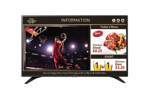 LG 55LV640S 55" Full HD 400cd/mÂ² Black hospitality TV