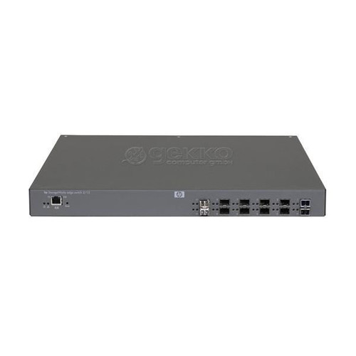 348406-B21 - HP StorageWorks Edge Switch 2/12 Switch 12Ports Fibre Channel + 8 x SFP (empty) 1U Rack-mountable