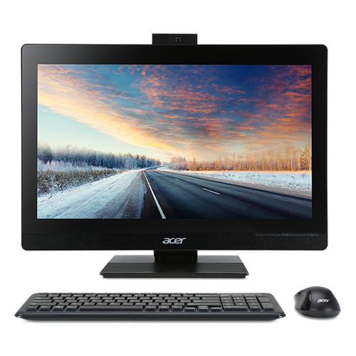 Acer Veriton VZ4820G-I5750T 3.4GHz i5-7500 23.8" 1920 x 1080pixels Touchscreen Black All-in-One PC