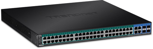 Trendnet TPE-5048WS Managed Gigabit Ethernet (10/100/1000) Power over Ethernet (PoE) 1U Black network