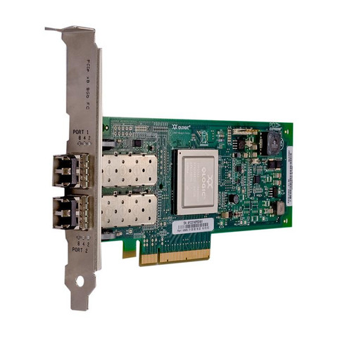 QLE2662 - QLogic SANBlade 16GB Dual Channel PCI-Express Fibre Channel Host Bus Adapter with Standard Bracket Card