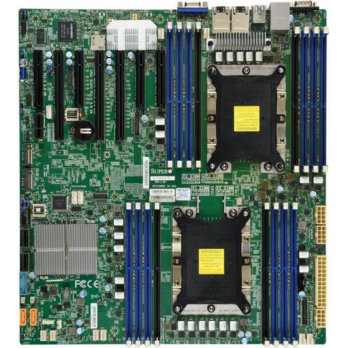 Supermicro X11DPH-TQ-O Dual LGA3647/ Intel C628/ DDR4/ SATA3&USB3.0/ V&2GbE/ EATX Server Motherboard