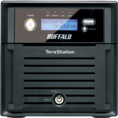 WS-WV4.0TL/R1 - Buffalo Terastation Pro Duo WSS WS-WVL/R1 Network Storage Server - Intel Atom 1.66 GHz - 4 TB (2 x 2 TB) - RJ-45 Network USB USB