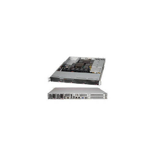 Supermicro SuperServer SYS-6018R-WTR Dual LGA2011 700W/750W 1U Rackmount Server Barebone System (Black)