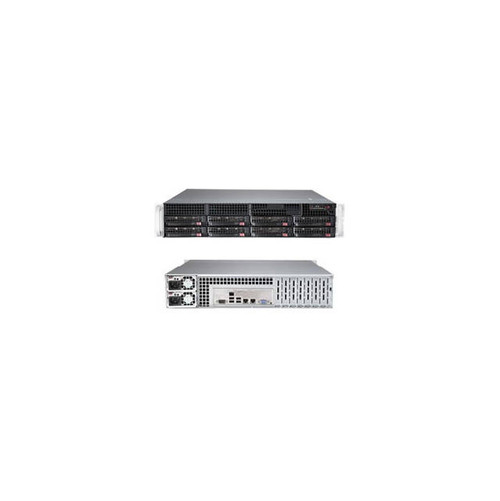 Supermicro SuperServer SYS-6028R-TR Dual LGA2011 740W 2U Rackmount Server Barebone System (Black)