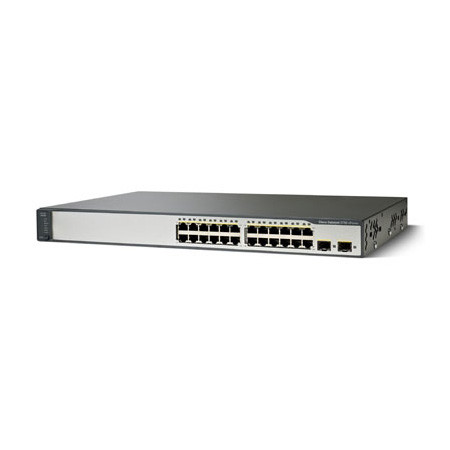 Cisco Catalyst 3750V2-24TS-S Switch 24 Ports Managed Rack Mountable