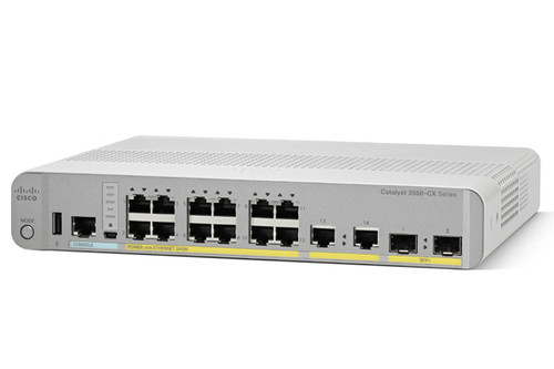 Cisco WS-C3560CX-12PD-S Managed network switch Gigabit Ethernet (10/100/1000) Power over Ethernet (Po