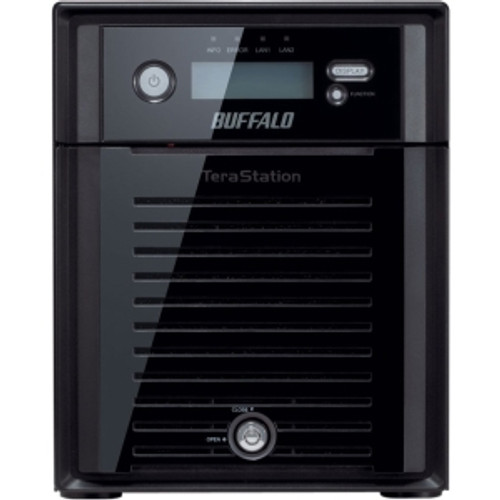TS5400D0804 - Buffalo TeraStation 5400 - Intel Atom D2550 1.80 GHz - 8 TB (4 x 2 TB) - RJ-45 Network USB USB