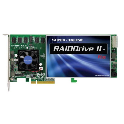 Super Talent RAIDDrive II Plus 480GB RAID0 PCI Express x8 Solid State Drive (MLC)