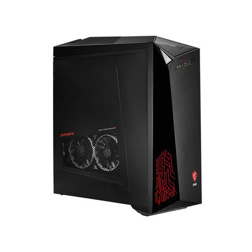 MSI Infinite VR7RD-071US Intel Core i7-7700 3.6GHz/ 16GB DDR4/ 2TB HDD + 256GB SSD/ DVD±RW/ GTX 1070/ Windows 10 Home Desktop PC (Black-Red)