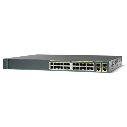 Cisco Catalyst WS-C2960-24PC-L Switch 24 Ports Managed Rack Mountable