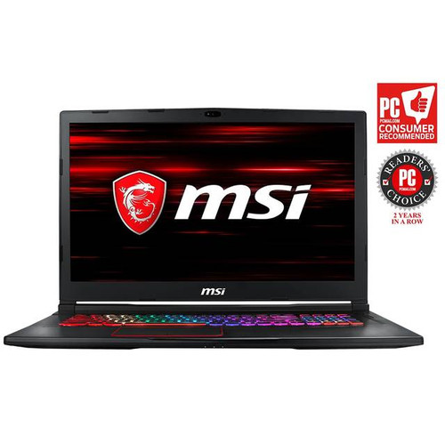 MSI GE73 Raider RGB-013 17.3 inch Intel Core i7-8750H 2.2GHz/ 16GB DDR4/ 1TB HDD + 256GB SSD/ GTX 106