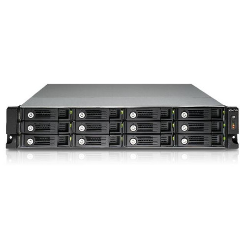 QNAP TS-1253U-RP-US Intel Celeron 2.0GHz/ 4GB RAM/ 4GbE/ 12SATA3/ USB3.0/ 12-Bay 2U Rackmount NAS for SMBs