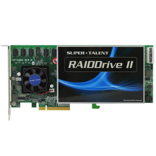 Super Talent RAIDDrive II 1TB RAID0 PCI Express x8 Solid State Drive (MLC)