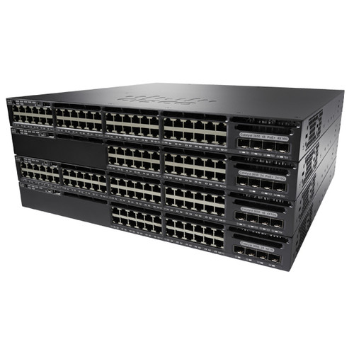 Cisco Catalyst WS-C3650-48TS-S Managed L3 Gigabit Ethernet (10/100/1000) 1U Black network switch