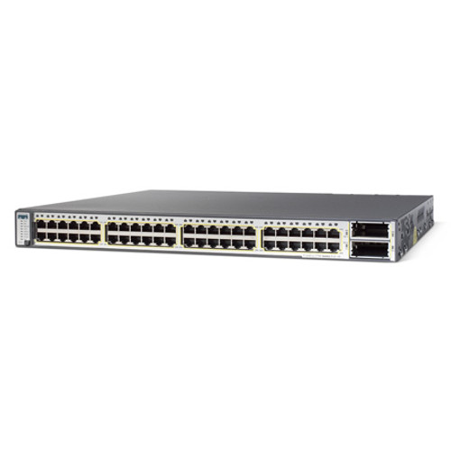 Cisco Catalyst 3750E-48PD S Switch 48 Ports Managed Rack Mountable