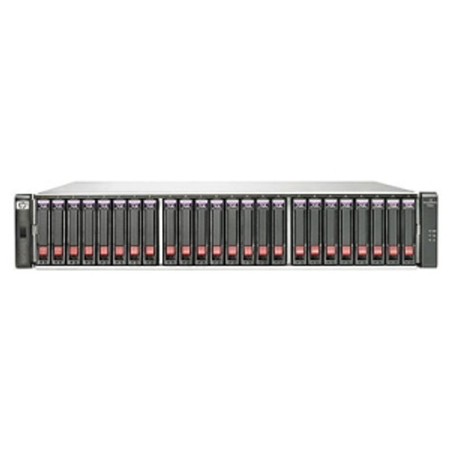 BV917A - HP StorageWorks P2000 DAS Hard Drive Array 12 x HDD Installed 3.60 TB Installed HDD Capacity Serial Attached SCSI (SAS) Controller RAID Supported 24 x Total Bays Fast Ethernet Network (RJ-45) Mini USB 2U Rack-mountable