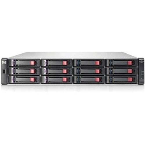 BV905A - HP StorageWorks P2000 SAN Hard Drive Array 24 x HDD Installed 7.20 TB Installed HDD Capacity RAID Supported 24 x Total Bays Gigabit Ethernet Network (RJ-45) Mini USB Fibre Channel 2U Rack-mountable