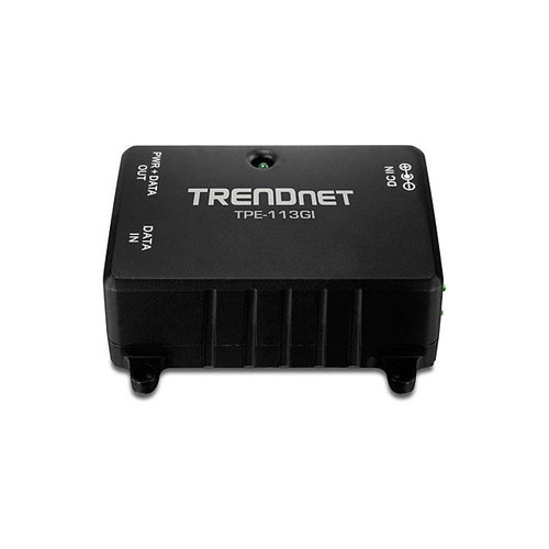 TRENDnet TPE-113GI 2-Port 10/100/1000Mbps Gigabit Power over Ethernet (PoE) Injector