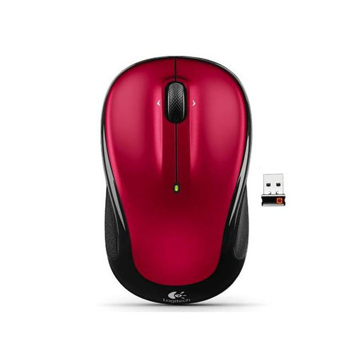 Logitech M325 Wireless 2.4GHz Optical Mouse (Red)