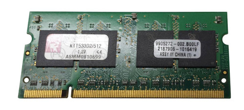 KTT533D2/512 - Kingston 512MB PC2-4200 DDR2-533MHz non-ECC Unbuffered CL4 200-Pin SoDimm Memory Module for Toshiba