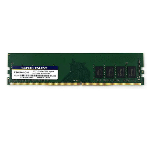 Super Talent DDR4-2666 4GB/512Mx8 Hynix Chip Memory