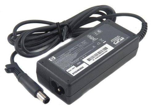 463958-001 - HP 65Watt 100-240VAC 1.7A Input 50-60Hz 18.5VDC 3.5A Output Smart Pin Slim AC Power Adapter for HP Pavilion DV4/DV5/DV6/G62 Series Notebooks