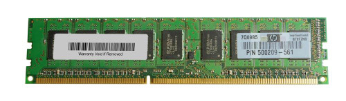 500209-561 - HP 2GB PC3-10600 DDR3-1333MHz ECC Unbuffered CL9 240-Pin DIMM Dual Rank Memory Module for ProLiant G6 Series Servers